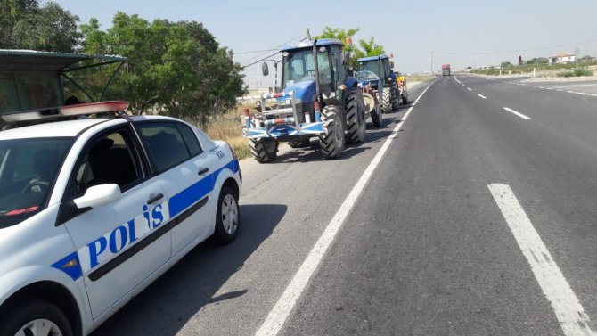 Aksaray’da tarım araçlarına sıkı denetim