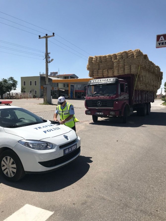 Aksaray’da tarım araçlarına sıkı denetim