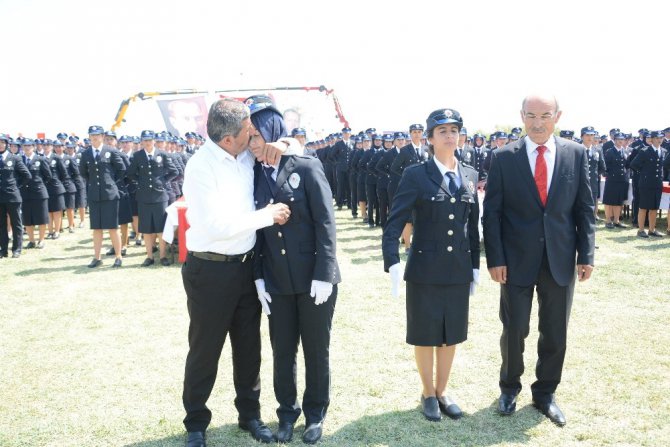 15 Temmuz şehidi ikiz polislerin eşleri de polis oldu