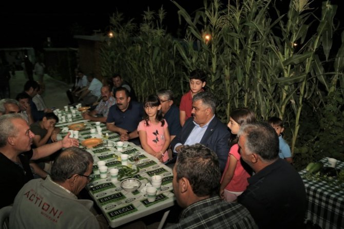 Başkan Özgüven’den hobi bahçeleri sakinleriyle buluştu