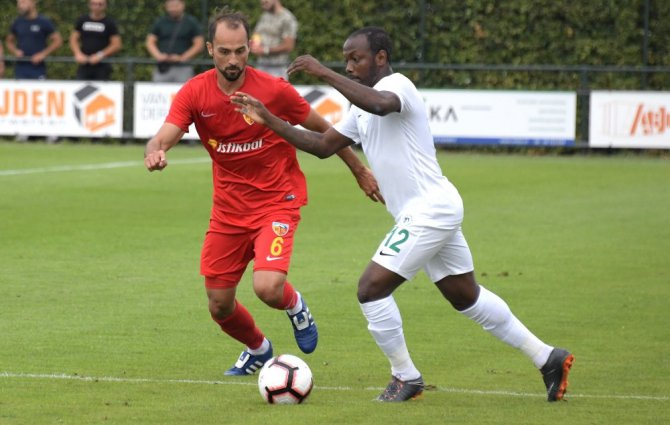 Konyaspor özel maçta Kayserispor’a 2-0 mağlup oldu