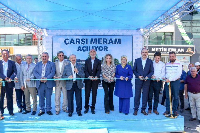 ’Çarşı Meram’ İş Merkezi törenle açıldı