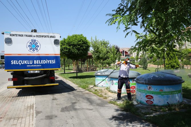 Selçuklu’da ilaçlama çalışmaları devam ediyor