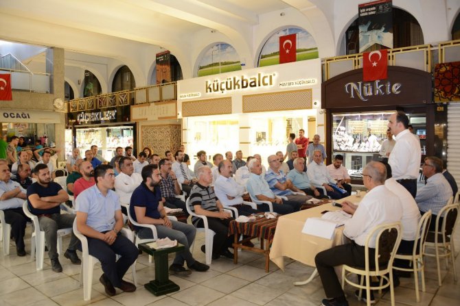 Başkan Altay, Şehir İstişarelerinde sarraflarla buluştu