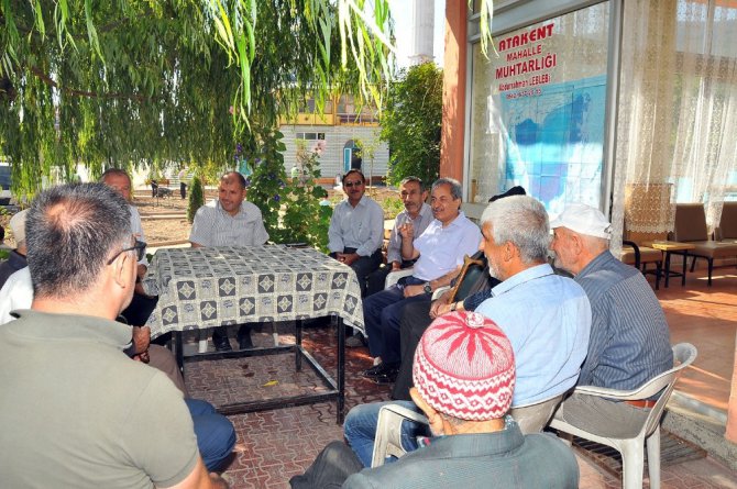 Başkan Akkaya mahalle buluşmalarını sürdürüyor