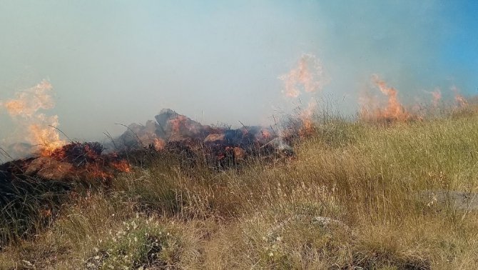 Hasan Dağı’nda orman yangını sürüyor