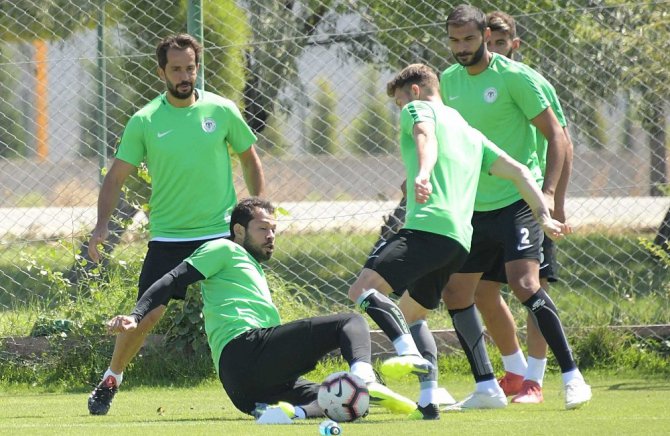 Atiker Konyaspor taktik çalıştı