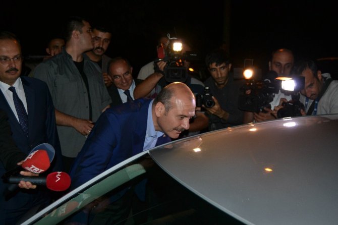 Bakan Soylu trafik denetimine katıldı