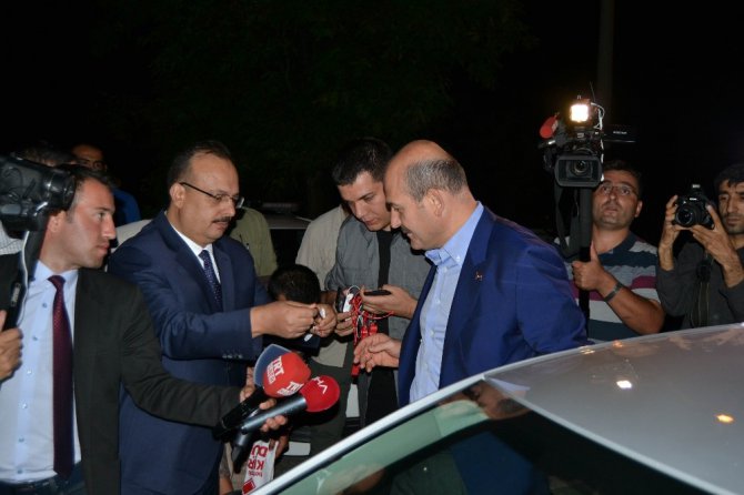 Bakan Soylu trafik denetimine katıldı