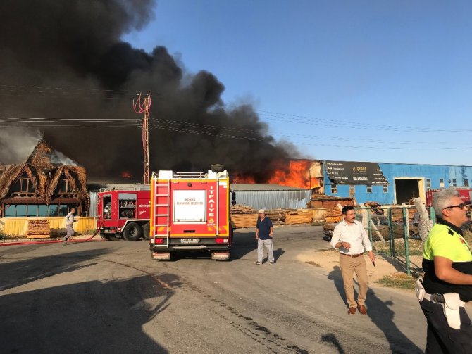 Konya’da büyük yangın