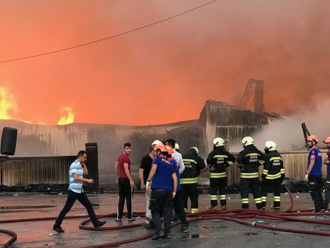 Konya’da büyük yangın