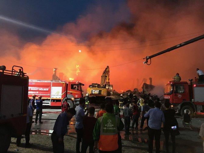 Konya’da büyük yangın