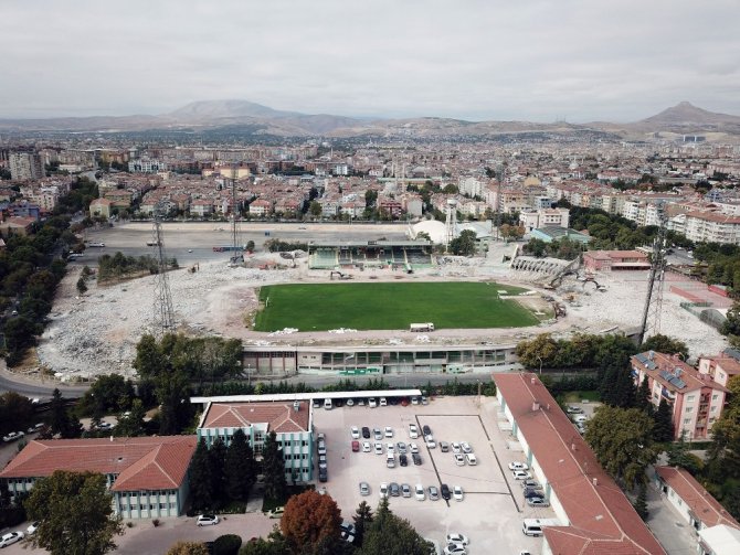 Konya’da eski stadyum Millet Bahçesine dönüşüyor