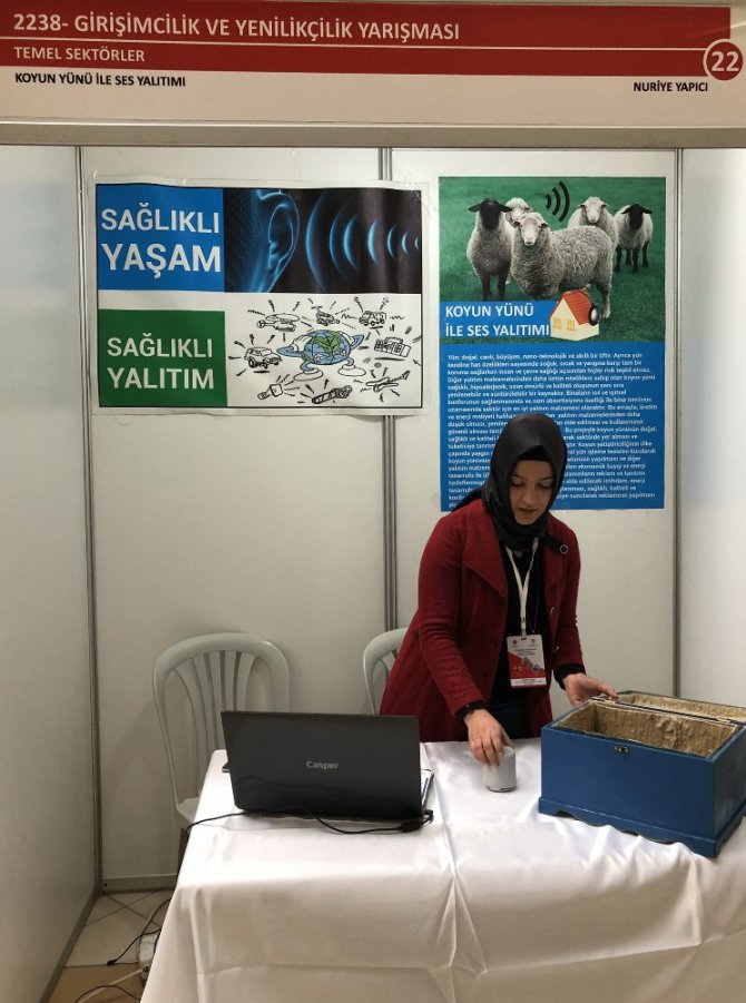 Koyun Yünü İle Ses Yalıtımı Projesine TÜBİTAK’tan ödül