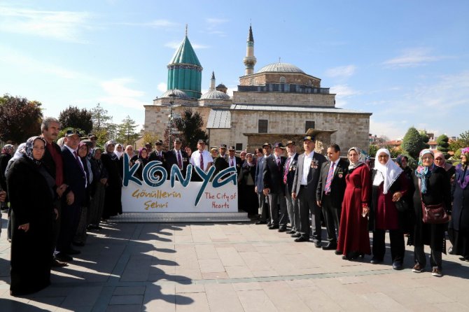 Şehit aileleri ve gazilere Konya’da kültür gezisi