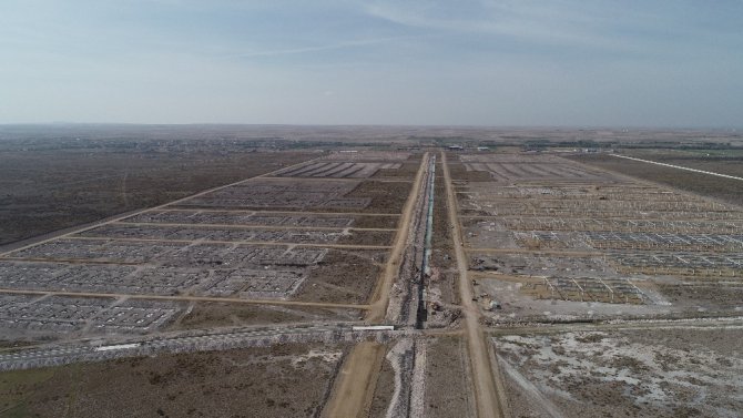 Aksaray’da Yeni Sanayi Sitesi projesi inşaat çalışmaları devam ediyor