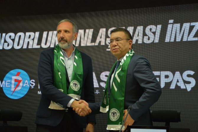 Atiker Konyaspor MEDAŞ/MEPAŞ ile sponsorluk anlaşmasını yeniledi