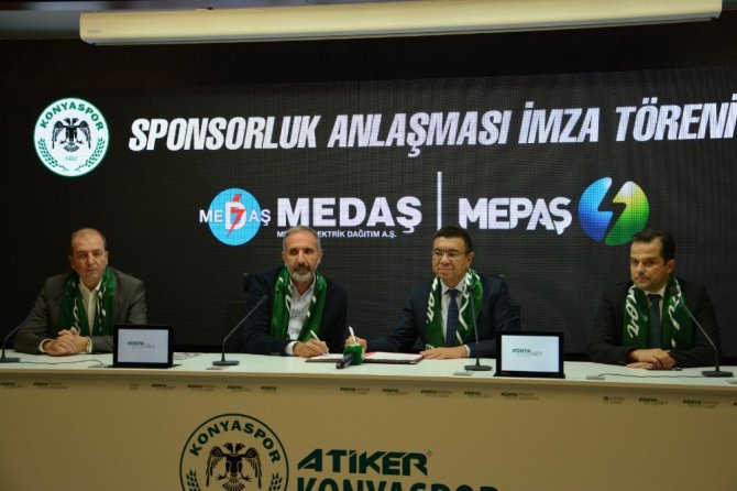 Atiker Konyaspor MEDAŞ/MEPAŞ ile sponsorluk anlaşmasını yeniledi