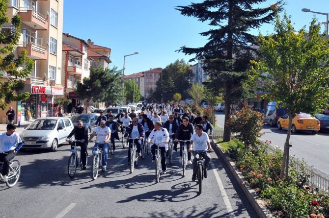 Akşehir’de ’Sağlık İçin Pedalla’ etkinliği