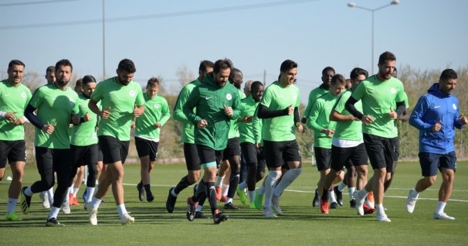 Atiker Konyaspor, DG Sivasspor hazırlıklarını sürdürüyor