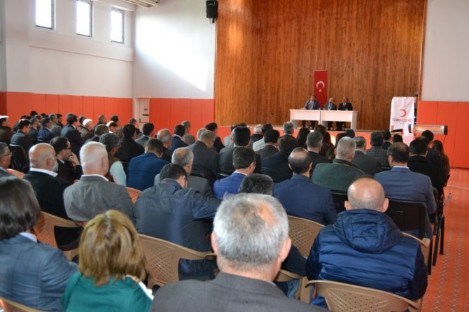 Kulu’da Kızılay tarafından kan hizmetleri konulu seminer verildi