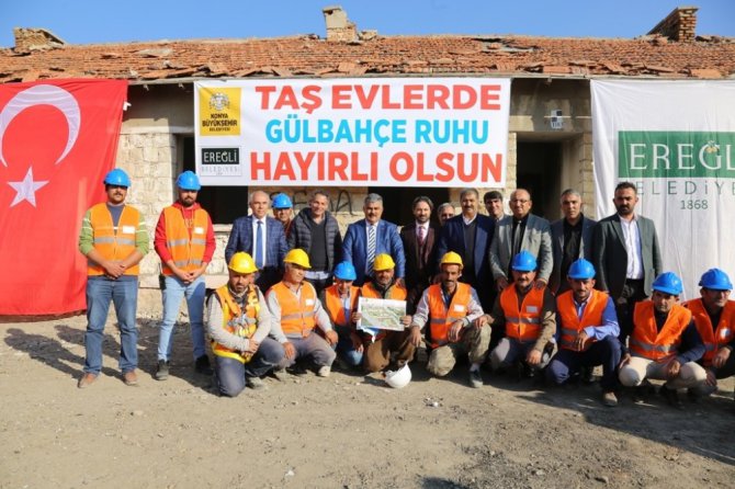 Ereğli’de Taş Evler’in restorasyonu başladı