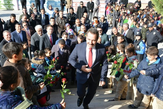 Aksaray’da çocuklar için trafik eğitimi koridoru oluşturuldu