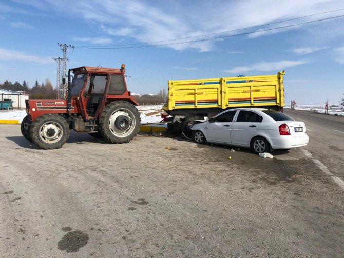 Konya’da trafik kazası: 4 yaralı