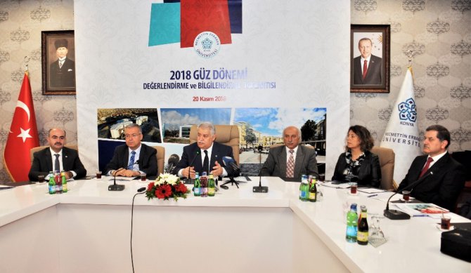 NEÜ 2018 Güz Dönemi değerlendirme ve bilgilendirme toplantısı gerçekleştirildi