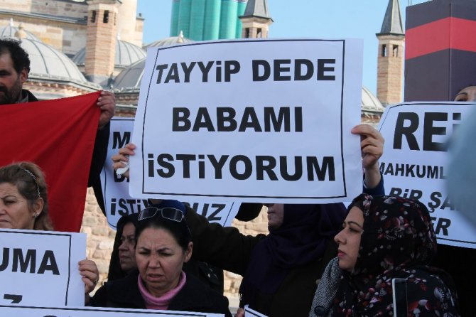 Konya’da mahkum yakınlarının af talebi