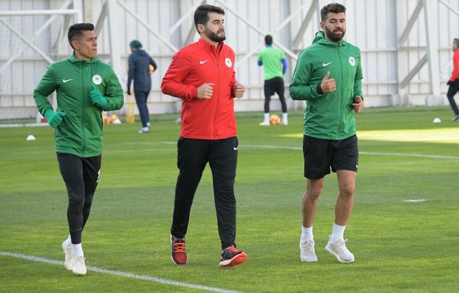 Atiker Konyaspor günü tek antrenmanla geçirdi