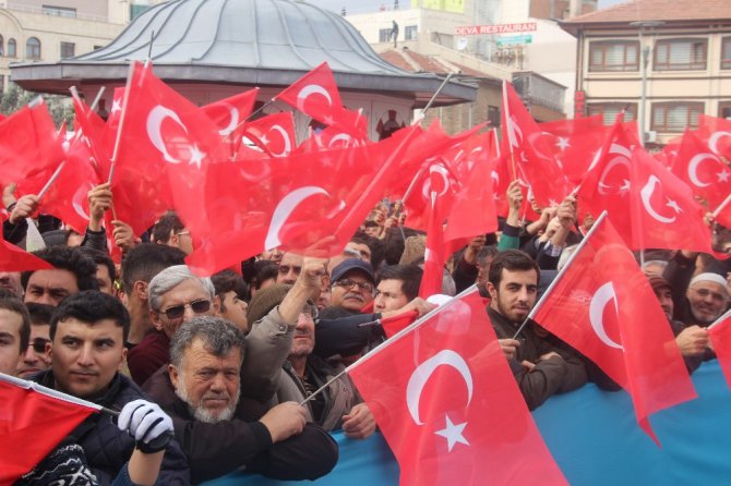 Cumhurbaşkanı Erdoğan Konya’da sevgi gösterileriyle karşılandı