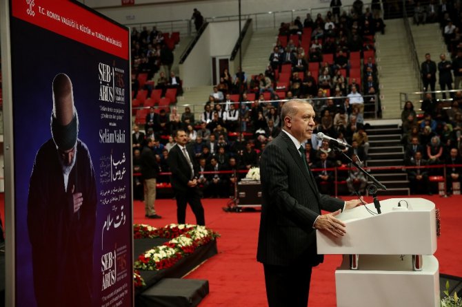 Cumhurbaşkanı Erdoğan, Şeb-i Arus programına katıldı