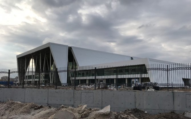 Konya’nın yeni YHT Garı havadan görüntülendi