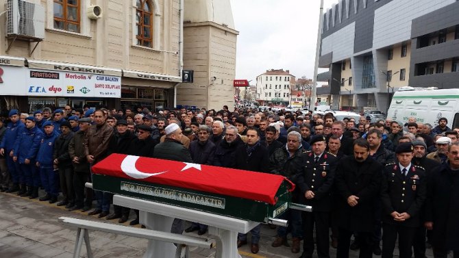 Emekli Kıdemli Jandarma Başçavuş Esen, memleketinin Kulu ilçesinde defnedildi