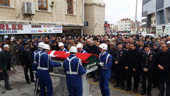 Emekli Kıdemli Jandarma Başçavuş Esen, memleketinin Kulu ilçesinde defnedildi