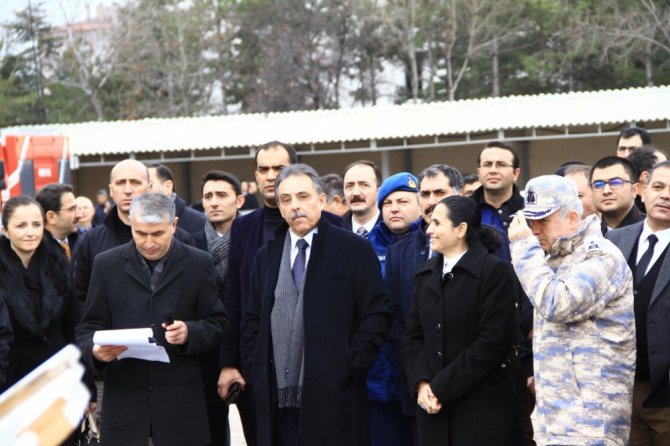 Konya’da helikopter destekli gerçeğini aratmayan deprem tatbikatı