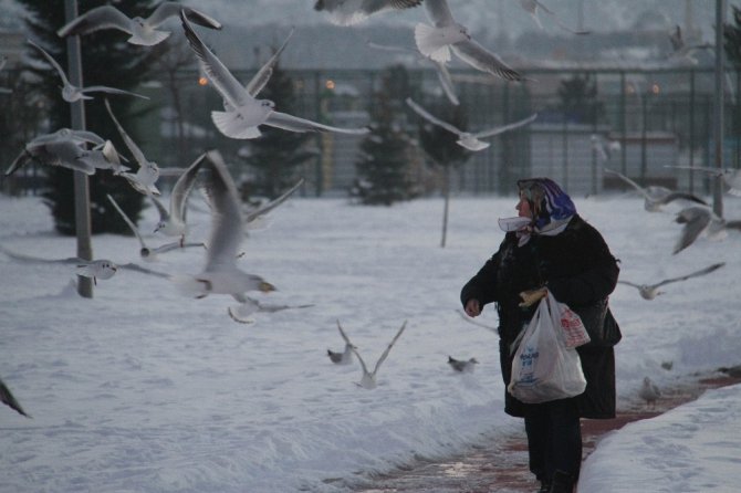 Beyşehir Gölü Milli Parkı’nda günbatımı