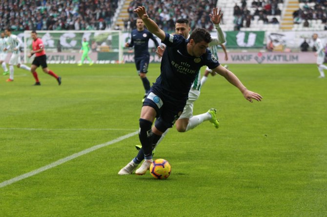 Spor Toto Süper Lig: A. Konyaspor: 1 - Antalyaspor: 0 (İlk yarı)