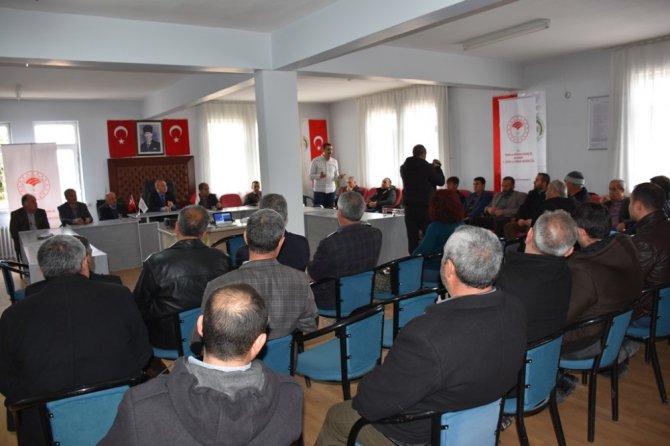 Aksaray’da çiftçilere bilgilendirme ve eğitim