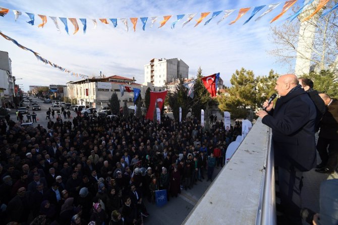 Başkan Altay ve Angı’dan Akören ve Çumra’da birlik ve beraberlik mesajı