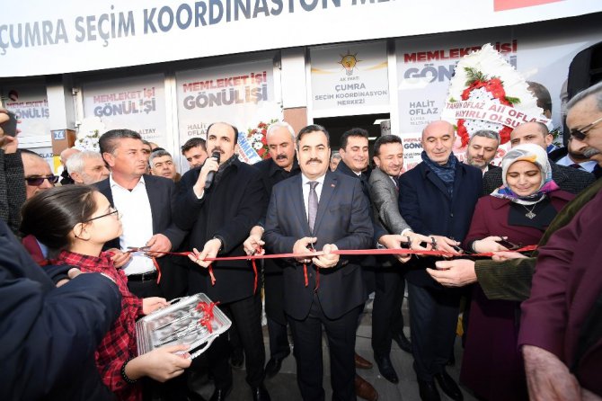 Başkan Altay ve Angı’dan Akören ve Çumra’da birlik ve beraberlik mesajı