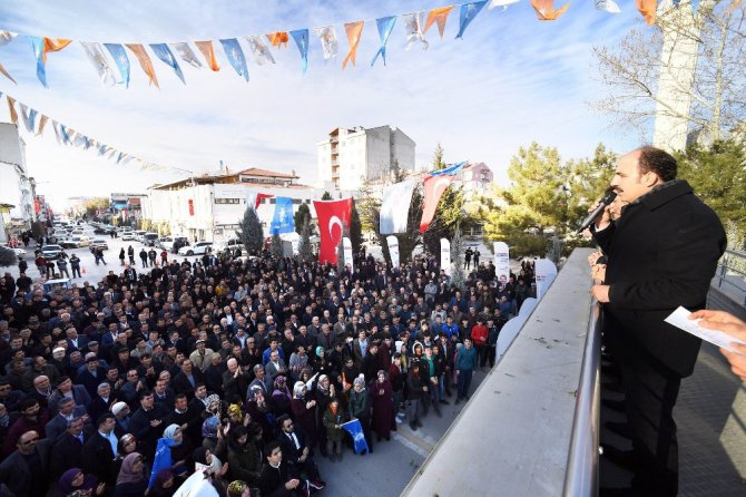 Başkan Altay ve Angı’dan Akören ve Çumra’da birlik ve beraberlik mesajı