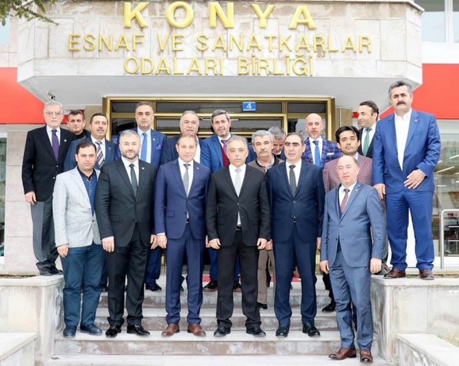 KONESOB’tan Vali Toprak’a Ahi Sancağı