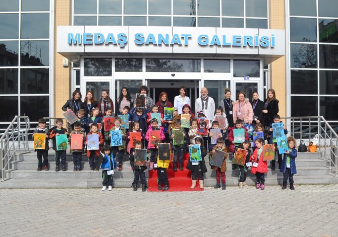 MEDAŞ küçük sanatseverleri ağırladı