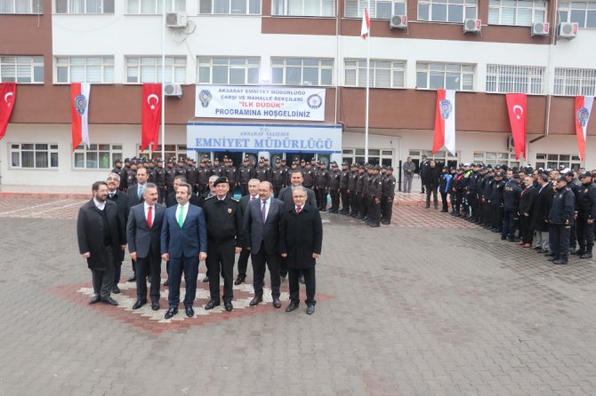 Aksaray’da çarşı ve mahalle bekçileri göreve başladı