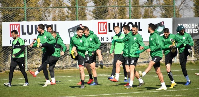 Atiker Konyaspor, Göztepe hazırlıklarına devam etti