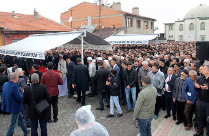 Polonya’da öldürülen Furkan, Konya’da son yolculuğuna uğurlandı