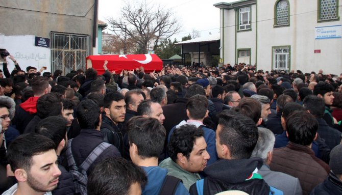 Polonya’da öldürülen Furkan, Konya’da son yolculuğuna uğurlandı