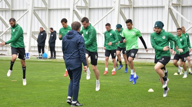 Konyaspor, Çaykur Rizespor maçının hazırlıklarını tamamladı